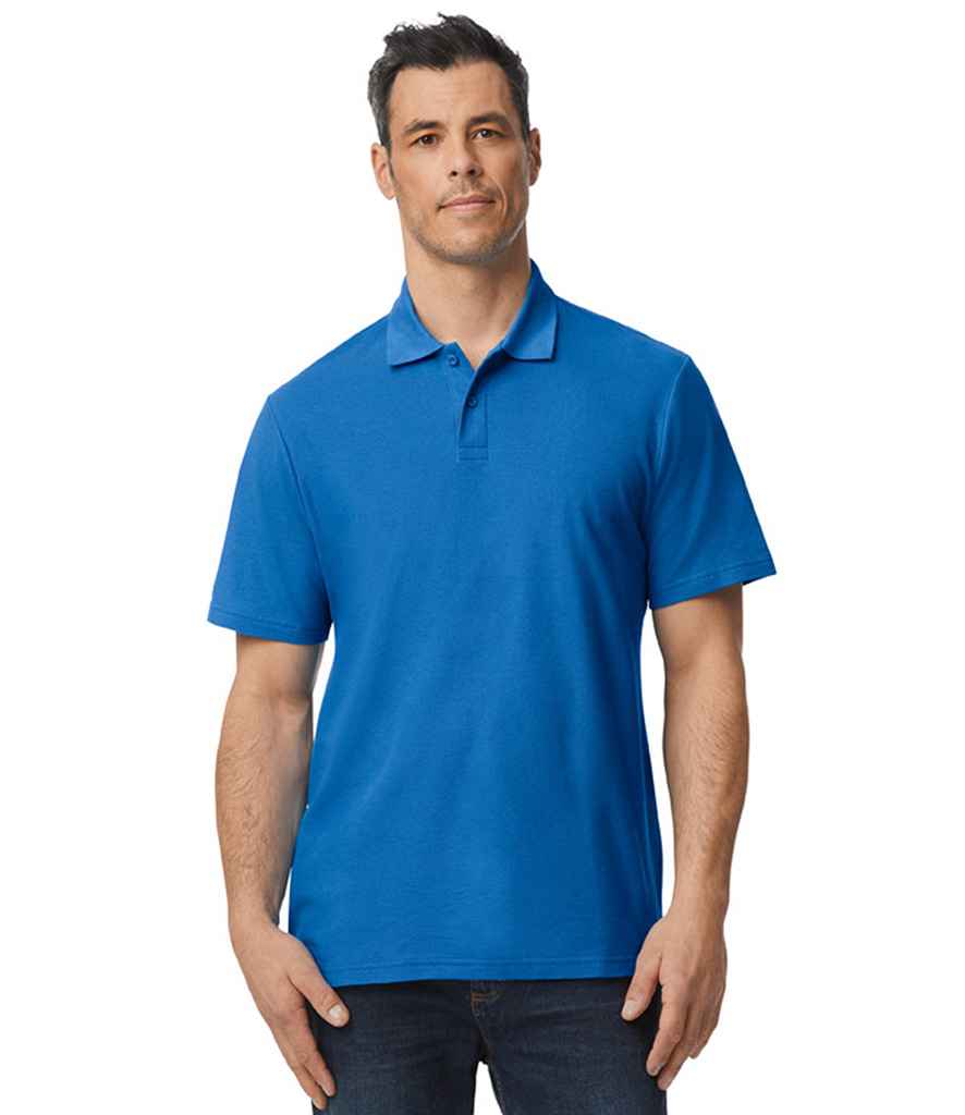 Gildan SoftStyle® Double Piqué Polo Shirt | Royal Blue
