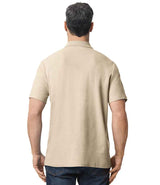 Gildan SoftStyle® Double Piqué Polo Shirt | Sand thumbnail 2