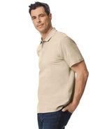 Gildan SoftStyle® Double Piqué Polo Shirt | Sand thumbnail 3