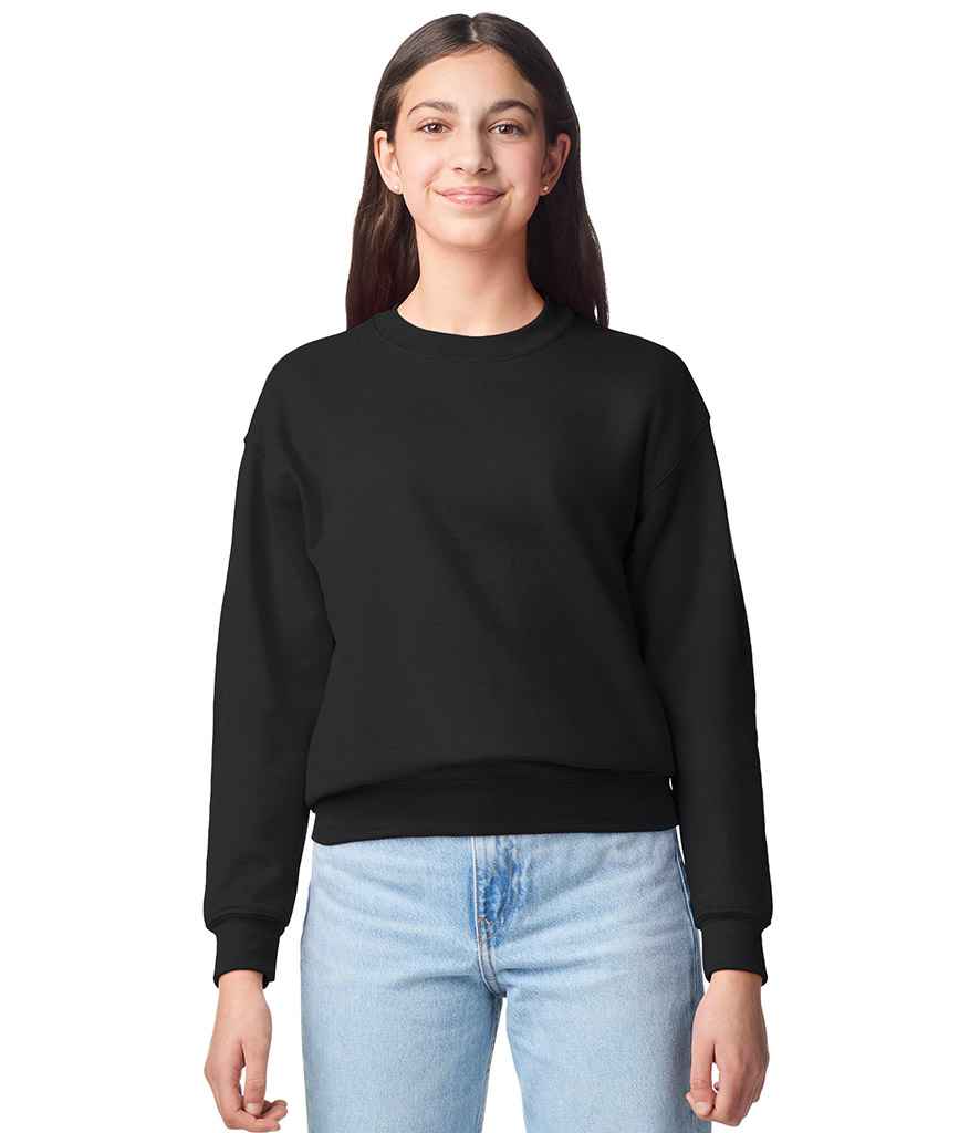 Gildan Kids Heavy Blend™ Drop Shoulder Sweatshirt | Black