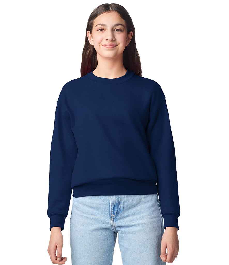 Gildan Kids Heavy Blend™ Drop Shoulder Sweatshirt | Navy