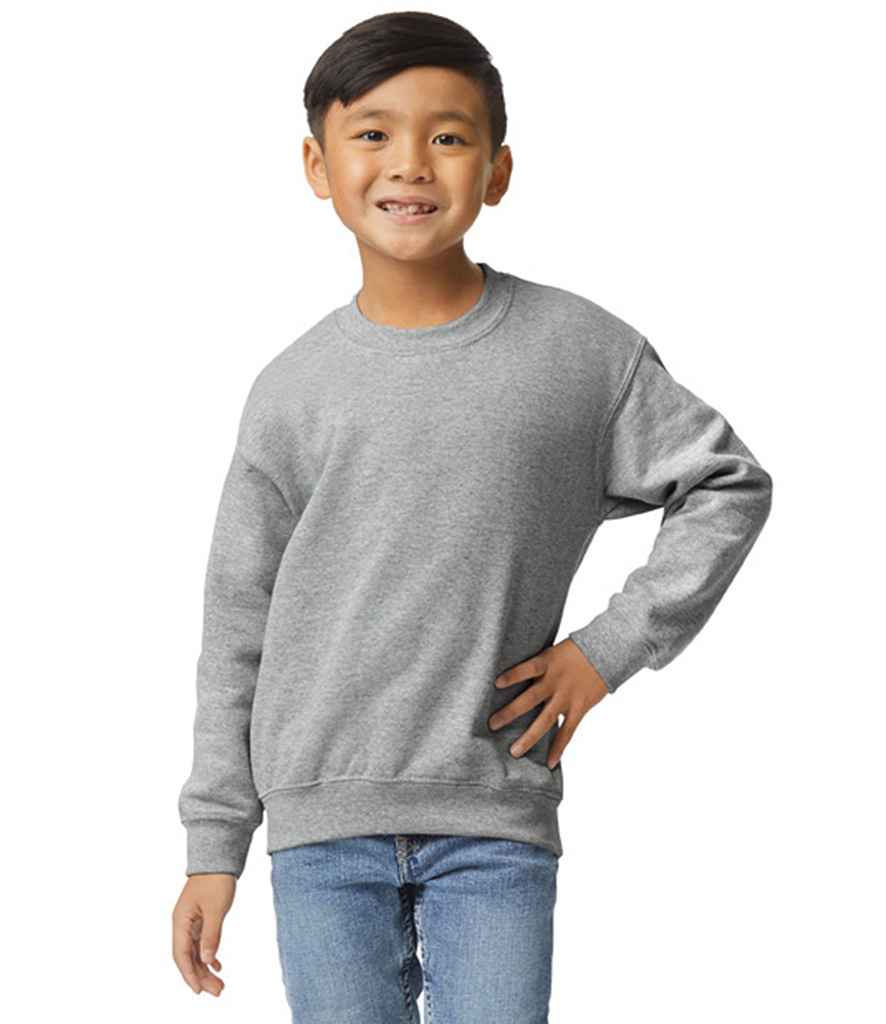 Gildan Kids Heavy Blend™ Drop Shoulder Sweatshirt | Sport Grey