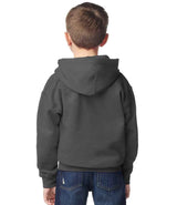 Gildan Kids Heavy Blend™ Hooded Sweatshirt | Fan Charcoal Heather thumbnail 2