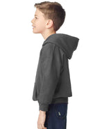 Gildan Kids Heavy Blend™ Hooded Sweatshirt | Fan Charcoal Heather thumbnail 3