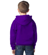 Gildan Kids Heavy Blend™ Hooded Sweatshirt | Purple thumbnail 2