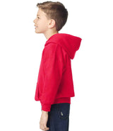 Gildan Kids Heavy Blend™ Hooded Sweatshirt | Red thumbnail 3
