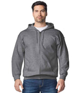 Gildan Heavy Blend™ Zip Hooded Sweatshirt | Graphite Heather thumbnail 1