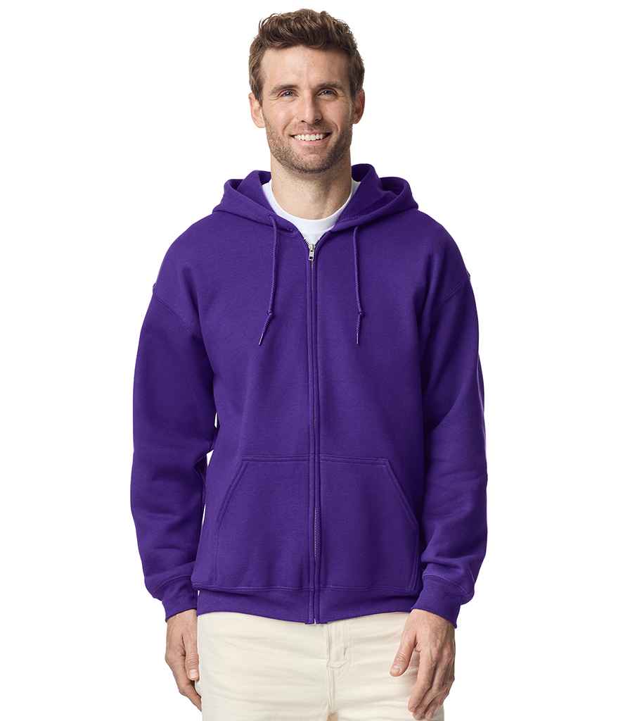 Gildan Heavy Blend™ Zip Hooded Sweatshirt | Purple