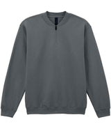 Gildan SoftStyle® Midweight Fleece 1/4 Zip Sweatshirt | Charcoal thumbnail 4