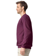 Gildan SoftStyle® Midweight Fleece 1/4 Zip Sweatshirt | Maroon thumbnail 3