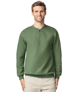 Gildan SoftStyle® Midweight Fleece 1/4 Zip Sweatshirt | Military Green thumbnail 1