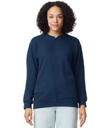 Gildan SoftStyle® Midweight Fleece 1/4 Zip Sweatshirt | Navy thumbnail 1