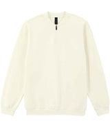 Gildan SoftStyle® Midweight Fleece 1/4 Zip Sweatshirt | Off White thumbnail 4