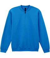 Gildan SoftStyle® Midweight Fleece 1/4 Zip Sweatshirt | Royal Blue thumbnail 4