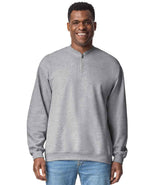 Gildan SoftStyle® Midweight Fleece 1/4 Zip Sweatshirt | Sport Grey thumbnail 1