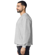 Gildan SoftStyle® Midweight Crew Neck Sweatshirt | Ash thumbnail 3