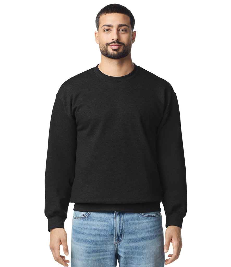 Gildan SoftStyle® Midweight Crew Neck Sweatshirt | Black