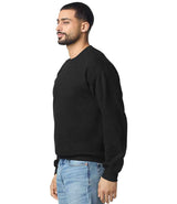 Gildan SoftStyle® Midweight Crew Neck Sweatshirt | Black thumbnail 3