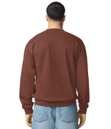 Gildan SoftStyle® Midweight Crew Neck Sweatshirt | Cocoa thumbnail 2