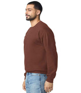 Gildan SoftStyle® Midweight Crew Neck Sweatshirt | Cocoa thumbnail 3