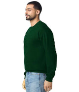 Gildan SoftStyle® Midweight Crew Neck Sweatshirt | Forest Green thumbnail 3