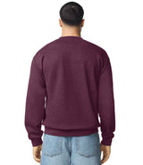 Gildan SoftStyle® Midweight Crew Neck Sweatshirt | Maroon thumbnail 2