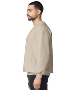 Gildan SoftStyle® Midweight Crew Neck Sweatshirt | Sand thumbnail 3