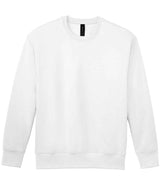 Gildan SoftStyle® Midweight Crew Neck Sweatshirt | White thumbnail 3