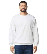 Gildan SoftStyle® Midweight Crew Neck Sweatshirt | White thumbnail 1