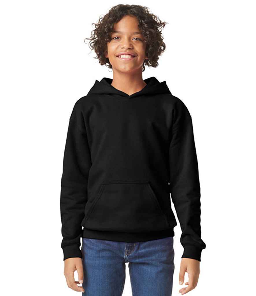 Gildan Kids SoftStyle® Midweight Hoodie | Black