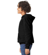 Gildan Kids SoftStyle® Midweight Hoodie | Black thumbnail 3