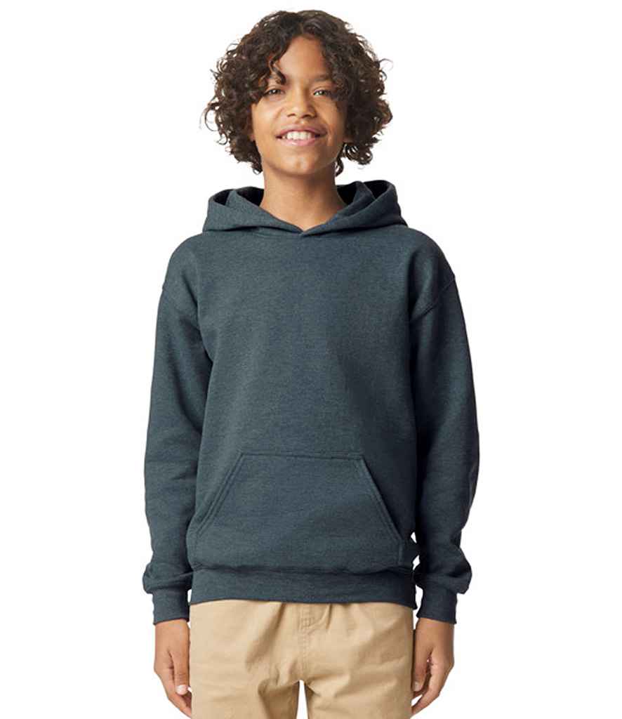 Gildan Kids SoftStyle® Midweight Hoodie | Dark Heather