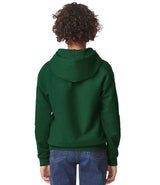 Gildan Kids SoftStyle® Midweight Hoodie | Forest Green thumbnail 2