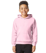 Gildan Kids SoftStyle® Midweight Hoodie | Light Pink thumbnail 1