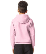 Gildan Kids SoftStyle® Midweight Hoodie | Light Pink thumbnail 2