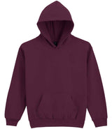 Gildan Kids SoftStyle® Midweight Hoodie | Maroon thumbnail 4