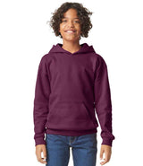 Gildan Kids SoftStyle® Midweight Hoodie | Maroon thumbnail 1
