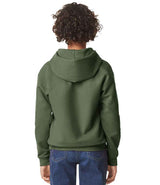 Gildan Kids SoftStyle® Midweight Hoodie | Military Green thumbnail 2