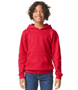 Gildan Kids SoftStyle® Midweight Hoodie | Red thumbnail 1
