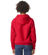 Gildan Kids SoftStyle® Midweight Hoodie | Red thumbnail 2