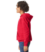 Gildan Kids SoftStyle® Midweight Hoodie | Red thumbnail 3