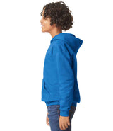 Gildan Kids SoftStyle® Midweight Hoodie | Royal Blue thumbnail 3