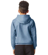 Gildan Kids SoftStyle® Midweight Hoodie | Stone Blue thumbnail 2