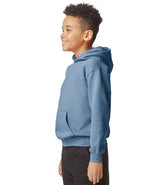 Gildan Kids SoftStyle® Midweight Hoodie | Stone Blue thumbnail 3