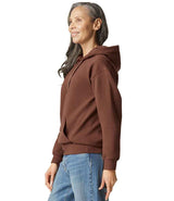 Gildan SoftStyle® Midweight Hooded Sweatshirt | Cocoa thumbnail 3