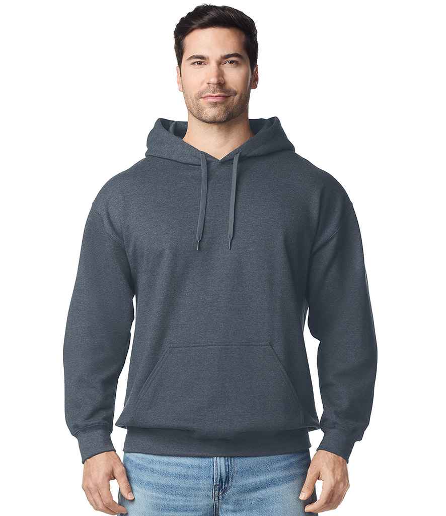Gildan SoftStyle® Midweight Hooded Sweatshirt | Dark Heather