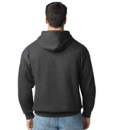 Gildan SoftStyle® Midweight Hooded Sweatshirt | Heather Black thumbnail 2