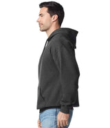 Gildan SoftStyle® Midweight Hooded Sweatshirt | Heather Black thumbnail 3