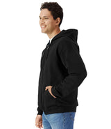 Gildan SoftStyle® Midweight Full Zip Hooded Sweatshirt | Black thumbnail 3