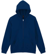 Gildan SoftStyle® Midweight Full Zip Hooded Sweatshirt | Navy thumbnail 4